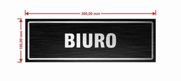 Табличка PORTER'S MANAGEMENT 30х10 см DIBOND UV ELEGANT