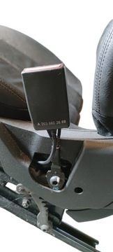 фото thumb №5, Mercedes w209 clk сидіння переднє правий шкіряний po рестайлінг надувний