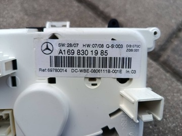 фото thumb №9, Панель управление воздуховод кондиционера mercedes-benz a w169 рестайлинг eu