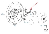 фото thumb №7, Mini cooper r50 трубка  łączący руль 61316933899 6933899 оригинальная запчасть