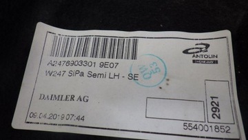 фото thumb №7, Оббивка багажника лівий зад mercedes w247 a2476903301