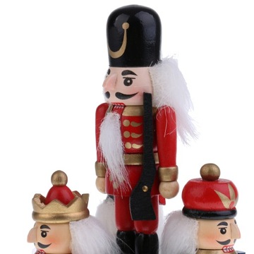 Wooden Colorful Painted Nutcracker Hand Green