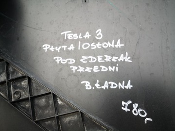 фото thumb №14, Tesla 3 плита захист pod бампер перед переднє