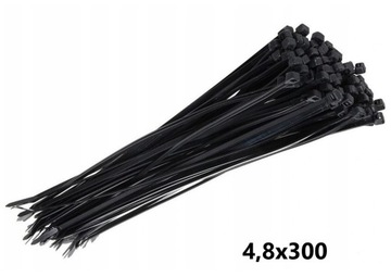 Лента кабельная 4,8х300 ЧЕРНАЯ
