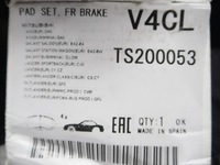 фото thumb №6, Тормозные колодки тормозные перед mitsubishi lancer ts200053