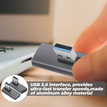 2шт USB-адаптер 90 градусов USB-адаптер USB-адаптер 30 градусов