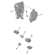 фото thumb №2, Оригинальная накладка рамка камеры заднего вида задняя grandland x yp000504xt