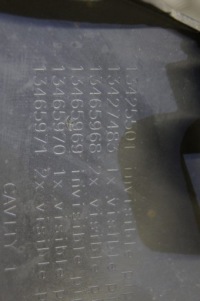 Накладка бампера заднего хэтчбек astra k в Украине, фото thumb