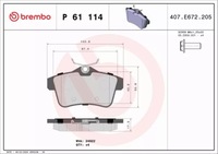 фото thumb №5, Brembo гальмівні диски+ гальмівні колодки задня citroen c4 ii ds4 ds5