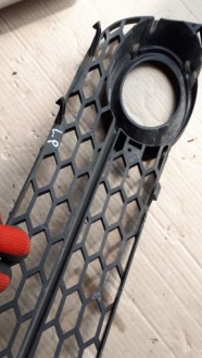 A5 8t решётка бампера левый перед rs plaster соты Доставка, фото thumb