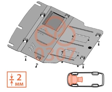 фото thumb №7, Стальной защита pod двигатель vw t5-t6