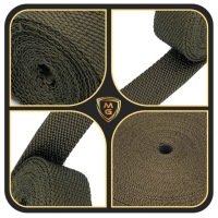 Бандаж bazaltowy термоизоляционный накладка 15m metrów +10 хомут brązowo-złoty с Разборки, фото thumb