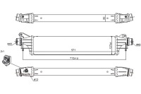 Nissens інтеркулер радіатор повітря впускний opel adam corsa e Ціна, фото thumb