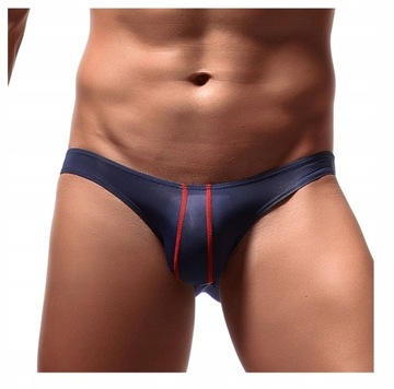 SEXY GRANATOWE DELIKATNE SLIPKI SOFT L
