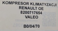 фото thumb №8, Компрессор кондиционера renault oem номер 8200717654