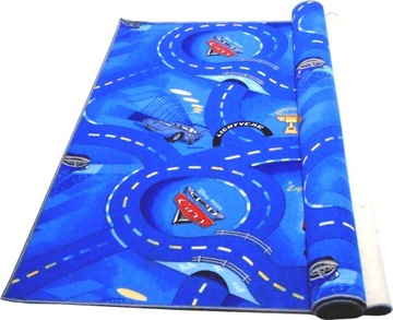 DYWAN DISNEY CARS 180x200 AUTA DROGI WYŚCIGI