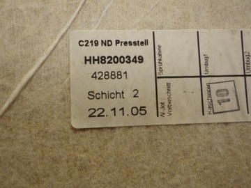 фото thumb №13, Mercedes w219 cls стеля стеля сірий