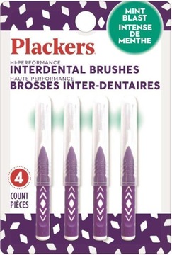Кисточки Plackers 4 шт. Набор мини-кистей.