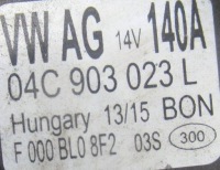 фото thumb №5, Skoda octavia iii 1.4 tsi генератор 04c903023l