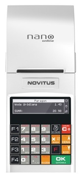 Novitus NANO ОНЛАЙН Касса LAN WIFI БЯЛА ВАРШАВА ВСЯ ПОЛЬША