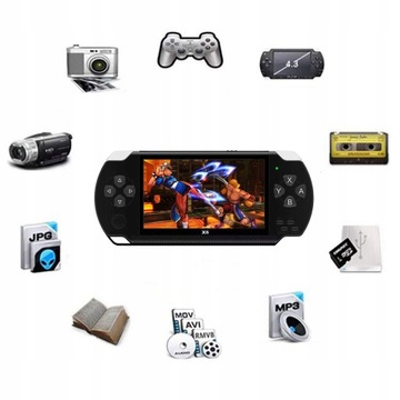 ПОРТАТИВНАЯ КОНСОЛЬ X6 — 1000 ИГР 8 ГБ PSP РЕТРО