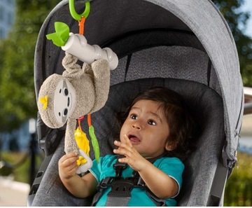 FISHER PRICE SENSORY PENDANT Игрушка-ленивец для малыша +0м