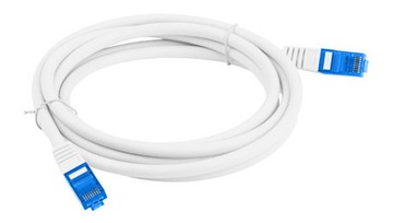 Ethernet Интернет-кабель Витой RJ45 LAN Категория 6A SFTP LSZH 2м Белый