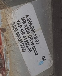 фото thumb №10, Рейлінги дахові mercedes glk x204 a2048901893 пара