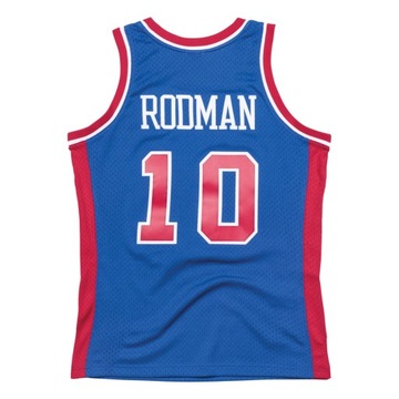 Футболка Mitchell & Ness DETROIT PISTONS — DENNIS RODMAN #11 TEAL — M