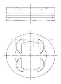 фото thumb №2, Mahle поршень 681 pi 00109 000