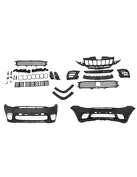 фото thumb №1, Jeep grand cherokee wk2 srt 2017-2021 бампер переднє набір з протитуманні фари led