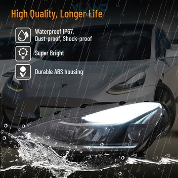 фото thumb №9, Tesla модель 3 2017-23 лампа лампы перед led vland