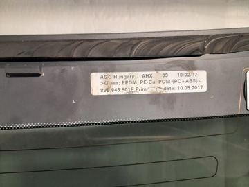 фото thumb №6, Audi s3 8v рестайлинг стекло зад тонированная - 8v5845501f 16r 2016