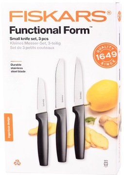НАБОР FISKARS ИЗ 3 НОЖОВ ДЛЯ ЧИСТКИ И РЕЗКИ ПОМИДОРОВ ОСТРЫХ В КОРОБКЕ
