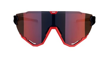 Okulary rowerowe FORCE CREED czarno-czerwone
