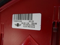 фото thumb №4, Mini one r56 лампа права правий задня 7255910