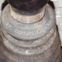 фото thumb №6, Volkswagen passat b7 2011 правая сторона приводной вал передняя