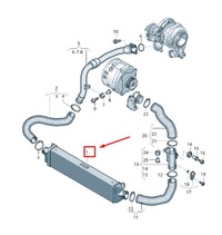 фото thumb №9, Audi a4 avant b9 інтеркулер радіатор 8w0145805ab