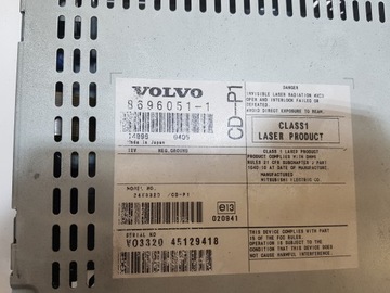 CD/DVD-ЧЕЙНДЖЕР VOLVO V50 8696051-1