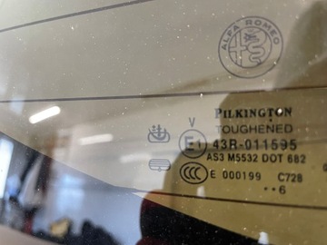 фото thumb №5, Alfa romeo giulia скло зад задня оригінальна
