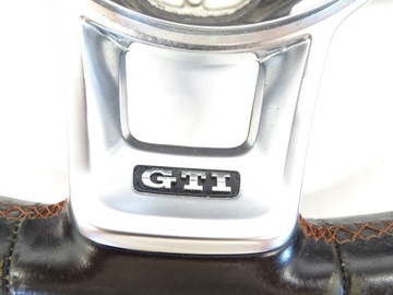 фото thumb №7, Руль многофункциональная чёрная кожа лепестки vw golf vii gti r 5g0419091r
