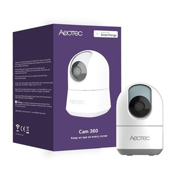 Aeotec Cam 360 WiFi FullHD AEOTEC | 360-градусная камера | 5МП | H.264