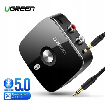 АДАПТЕР BLUETOOTH 5.0 RCA+AUX UGREEN aptX LL