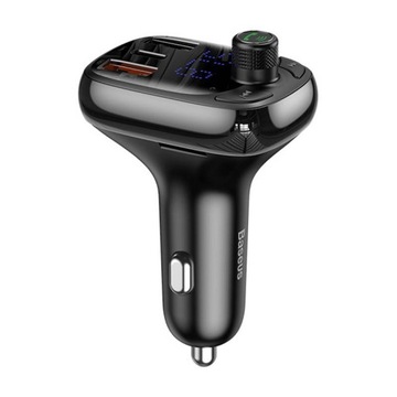ЗАРЯДНОЕ УСТРОЙСТВО BASEUS АВТОМОБИЛЬНЫЙ ПЕРЕДАТЧИК BLUETOOTH MP3 USB-A USB-C QC PD 36 Вт