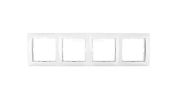 BERKER SQUARE FRAME QUAD one.платформа БЕЛАЯ