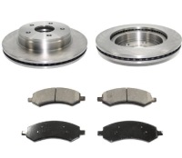 фото thumb №1, Тормозные диски тормозные dodge ram 1500 pickup 2002/2018 перед+ тормозные колодки