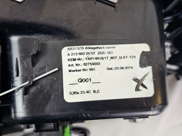 фото thumb №13, Рамка туннель панель idrive mercedes w213 pad e климат пепельница часы led