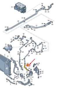 фото thumb №1, Audi a8 d5 двигатель охлаждающая жидкость шланг 4n0145919d