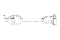 фото thumb №11, Приводной вал приводная vw golf v vi vii passat 05-11 touran 03-10 caddy iii