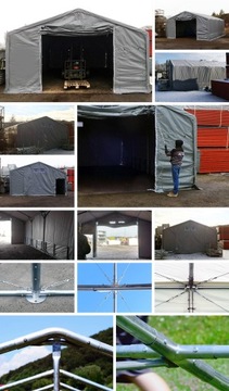 Палатка строительная 5х10м всесезонная DAS 600 WP